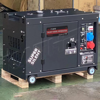 Groupes électrogènes diesel insonorisés silencieux superbes de 10KW 10KVA 220V/380V avec la fréquence de gammes 50/60Hz de 15KW 12KW 8KW 6KW 5KW 3KW