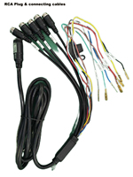 Monitor de espejo cuádruple dividido AHD de 7 pulgadas, vista trasera de respaldo, cámara de visión trasera para coche, sistema de Monitor de espejo para camión, autobús, furgoneta, caravana