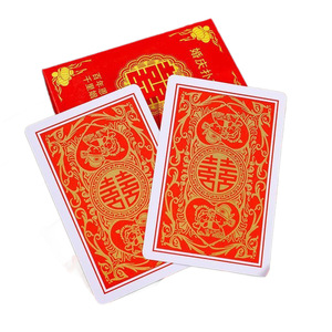 Customized Wedding Playing Cards Square Corners Paper Box Packaging Glossy Finish Party <b>Entertainment</b> - Product Image 5