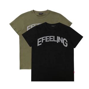 เสื้อยืดสตรีทจีเอสเอ็ม300สีดำล้วนเสื้อยืดพลอยเทียมเสื้อยืดโอเวอร์ไซส์สำหรับทุกเพศ - Product Image 1