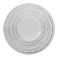 Service de vaisselle en porcelaine blanche de haute qualité, écologique, de qualité alimentaire, compatible micro-ondes, pour mariage, décoration de table, restaurant