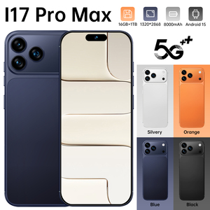 Teléfono Inteligente I17 Pro <span class=keywords><strong>Max</strong></span> 5G con Pantalla Full HD de 7.3 Pulgadas, Procesador Octa Core, Carga Rápida de 120W, Cámara de 108MP, LTE, CDMA, Doble SIM, Batería de 8000mAh, Mejores Reseñas en el Extranjero - Product Image 1