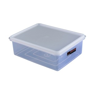 Boîte de conservation alimentaire rectangulaire en plastique épais avec couvercle, compatible micro-ondes et congélateur, pour fruits et légumes, conteneur hermétique - Product Image 5