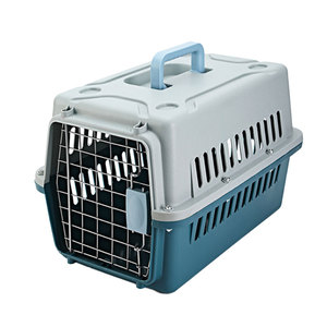 Fast Delivery Airline Approved Portable Plastic Large Air Travel Kennel on Wheels Pet Dog <b>Cat</b> Carrier Crate <b>Cage</b> for Sale - Product Image 1