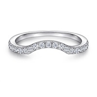 Bague Classique en Argent avec Zircon, Sertie en Bezel, pour Femme, Idéale pour Fiançailles, Mariage, Anniversaire, Cadeau ou Fête, Design Romantique