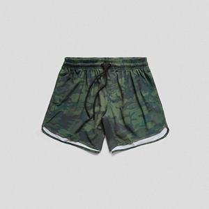 Custom logo Gym Shorts Camo Waistband Polyester Pockets Split Hem Sports Active <b>Mens</b> Workout Gym Athletic Shorts <b>for</b> <b>Men</b> - Product Image 5