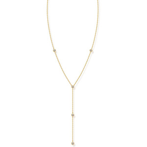 VVS1 <b>D</b> Color GRA Certificate Moissanite <b>Necklace</b> Bezel Set Y Shaped Copper 14K Gold Filled Minimalist Jewelry For Women - Product Image 6