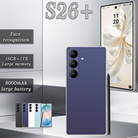 Smartphone S26 Ultra 5G, Batería de 8000mAh, Cámara de 108MP, Android 15, Doble SIM, AMOLED 90Hz, Deca Core, Pantalla >7'', Desbloqueado, Venta al Por Mayor
