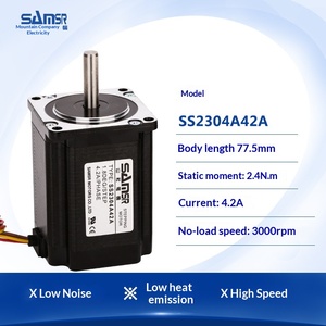 Motor Híbrido Bifásico Japan Shan She de 57 Pasos, Alto Torque, 24V SS2304A42A - Product Image 3