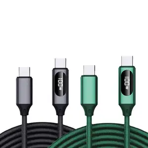Manufacturer 5A Type C Data Cable Fast Charging USB Type-C Super Charge Cable 100W Fast Charging
