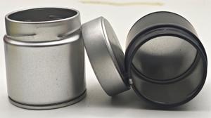 Sinh Thái Lớp Xi Lanh Trà Lon Ống Tròn Canister Cho Bao Bì Thực Phẩm Matcha Tin Có Thể Màu Xanh Lá Cây Trà Bột Tin <span class=keywords><strong>Container</strong></span> Với Vít Nắp - Product Image 2