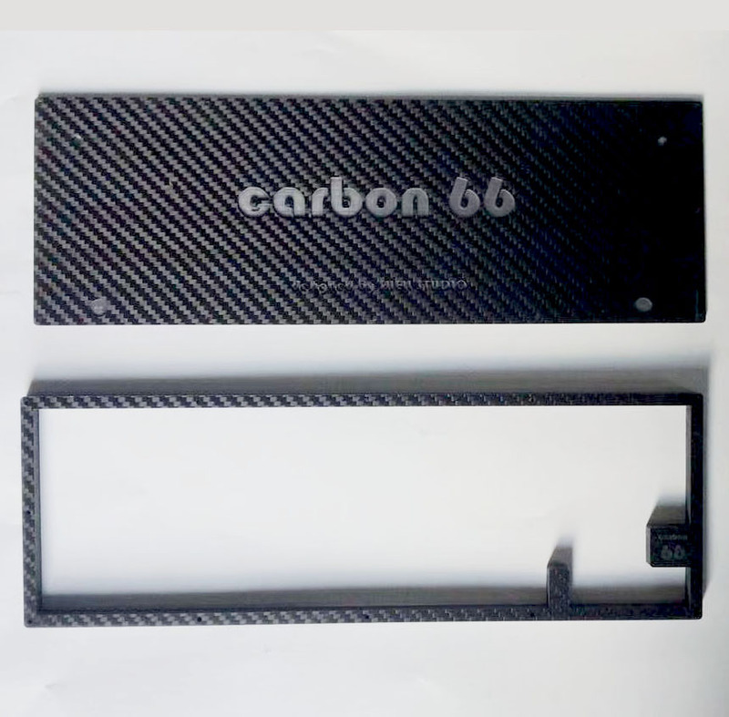 Carbon Fiber Cutting Mechanical Keyboard Cnc