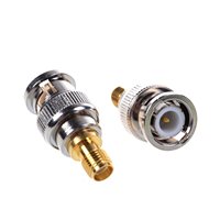 Adaptateur de connecteur coaxial BNC mâle vers SMA femelle