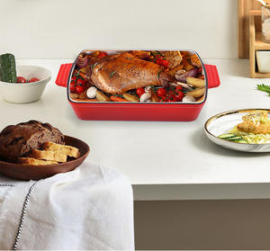 Ensemble <span class=keywords><strong>de</strong></span> 7 pièces <span class=keywords><strong>en</strong></span> <span class=keywords><strong>fonte</strong></span> <span class=keywords><strong>émaillée</strong></span> antiadhésive pour la <span class=keywords><strong>cuisson</strong></span> au four et la cuisine, comprenant des casseroles <span class=keywords><strong>en</strong></span> <span class=keywords><strong>fonte</strong></span> <span class=keywords><strong>émaillée</strong></span> - Product Image 6