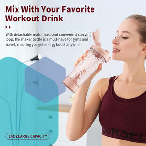 Nueva Botella Mezcladora de Proteínas Eléctrica de 450 ml, Libre de BPA, Apta para Alimentos, Recargable por USB, con Agitación Automática para Café, Vaso Mezclador Potente 2026 - Product Image 5