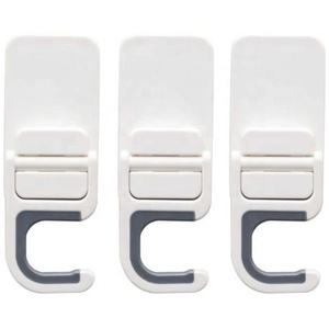 Crochet <span class=keywords><strong>à</strong></span> pince pour vadrouille Tenture murale Toilette sans poinçon Artefact puissant Crochet collant Boucle murale Rack de rangement Siège de carte - Product Image 1