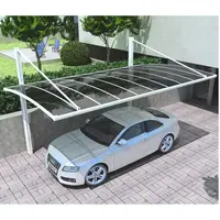 HESIWEI prefabrik alüminyum çelik metal araba portu gölge açık kolay kullanım araba yıkama otopark garaj portu gölgelik çadır barınak kapağı