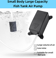 Meilleure vente Pompe à air pour aquarium 1W - Oxygénateur ultra silencieux pour petits aquariums, poissons rouges/betta, pierres à bulles