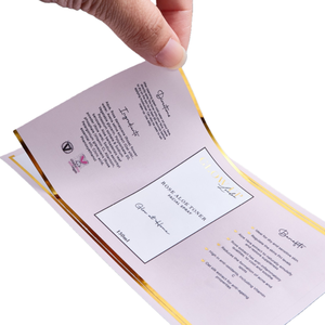 Özel PVC Kendinden Yapışkanlı Etiketler Marka Logosu Ambalaj Şişe Etiketleri Altın Baskılı Kendinden Yapışkanlı Baskılı Etiketler - Product Image 3