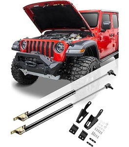 Soportes de Elevación de Gas para Capó Delantero Compatibles con <span class=keywords><strong>Jeep</strong></span> Wrangler JL <span class=keywords><strong>2018</strong></span>+, para <span class=keywords><strong>Jeep</strong></span> Gladiator JT 2020 - Product Image 3