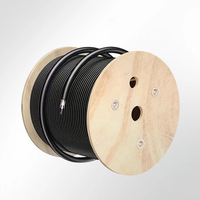 Cable de Fibra Óptica de Tipo Redondo con Doble Cubierta de FRP y Hilos de Aramida, Cable de Fibra Óptica de 1 y 2 Núcleos para Comunicación