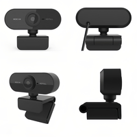 Cámara Web USB HD 1080P de Bajo Precio con Micrófono Integrado, Plug & Play para Laptop/Escritorio, Videollamadas y Conferencias en Stock