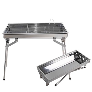 Barbecues au charbon de bois portables pliables pour le camping en plein air, design simple, qualité supérieure - Product Image 1