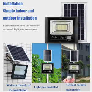Lámpara Solar Halógena para Exteriores, Reflector de Jardín IP67 Impermeable, Ajustable para Escaleras y Paredes, Regulable con Control Remoto, Energy Star - Product Image 4