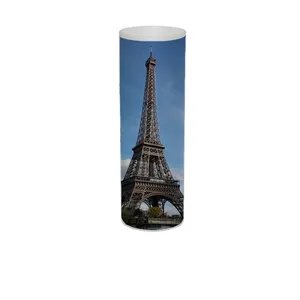 Home Decoration Sublimation White Glass Flower Vase