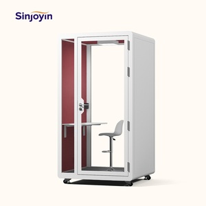 Cabina Acústica para Conversaciones Privadas, Cabina de Reuniones Silenciosa con Cancelación de Ruido para Entornos de Trabajo Ruidosos - Product Image 2