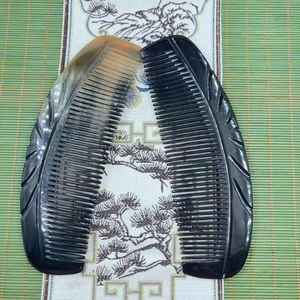 <b>Buffalo</b> <b>Horn</b> Hair Comb Crafted From Natural <b>Horn</b> Smooth Tooth Comb For Gentle Detangling Hair Shine And Healthy Scalp - Product Image 2