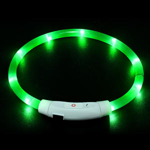 Collar iluminado recargable por USB para perros, iluminación multicolor, collar LED para perros y gatos - Product Image 5