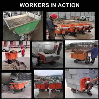 Dumper électrique de chantier économique avec benne de grande capacité pour le transport de matériaux en vrac, chariot dumper agricole