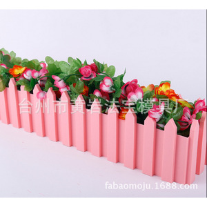 Molde de plástico rectangular para macetas, para arreglos florales en cercas, moldeado por inyección multicalidad personalizable - Product Image 2