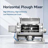 Mélangeur horizontal automatique à cisaillement par rotation avec acier inoxydable SUS316L pour le mélange et l'homogénéisation de poudres chimiques et plastiques