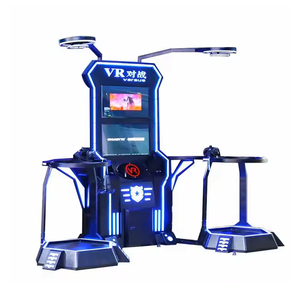 9D VR Baby Bear Simulador de batalla interactivo de 2 asientos Zona <span class=keywords><strong>en</strong></span> línea interior/exterior Gun Play Station 1 año de garantía Idioma inglés - Product Image 3