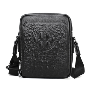 Sacs à Bandoulière de Poitrine pour <span class=keywords><strong>Homme</strong></span> en Cuir Véritable, Mode, Vente en Gros - Product Image 2