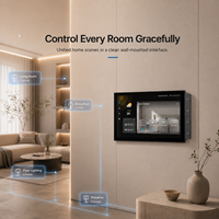 Panel de Control Inteligente Zigbee TYSH de 4, 5, 8 y 10 Pulgadas para Montar en la Pared, con Alexa Integrada, Panel de Control Tuya con Hub Multifunción y Host de Música