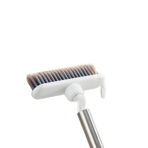 Rotating Crevice Tool Multi Functional Bathroom Floor <b>Brush</b> With Nylon Bristles For Deep Cleaning Corners And Cracks - Product Image 3