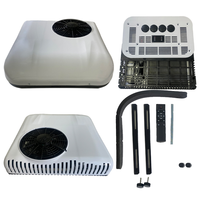 Aire Acondicionado de Techo de 12 Voltios, Aire Acondicionado de Estacionamiento de 12v 24v para Automóvil, Camioneta, Camión, Autobús, Caravana