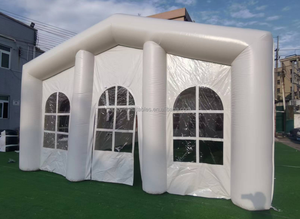 Ngoài trời bên nhà Câu lạc bộ Inflatable-Hộp đêm cho thuê đám cưới lều bên Lều sự kiện lều với đèn <span class=keywords><strong>LED</strong></span> Inflatable hộp đêm - Product Image 6