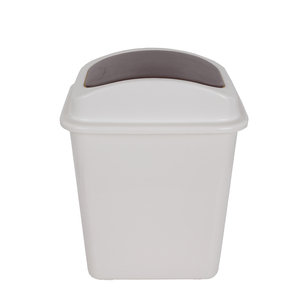 20 30 liter swing top plastic trash can dustbin for home - Product Image 1