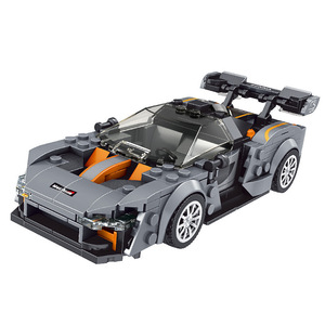 Mini modèle <span class=keywords><strong>de</strong></span> <span class=keywords><strong>voiture</strong></span> <span class=keywords><strong>de</strong></span> course célèbre, <span class=keywords><strong>voiture</strong></span> <span class=keywords><strong>de</strong></span> sport, blocs <span class=keywords><strong>de</strong></span> construction éducatifs pour enfants en ABS, emballage en boîte colorée à huit compartiments - Product Image 5