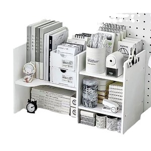 <b>Desktop</b> Organizer Corner <b>Shelf</b> 3 Tier Rectangle Storage For Stationery Office Supplies Drawer Organizer With Drawers And <b>Shelves</b> - Product Image 5