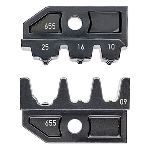 Matriz de crimpado de 16 y 25 mm para 3 terminales, crimpadora de cables AWG 8, 6 y 4 - Product Image 1