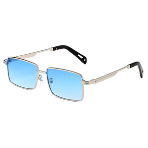 2026 Custom Logo Vintage Men Women Alloy Driving Sun Glasses UV400 Gradient Shades Small Frame Metal Square <b>Sunglasses</b> Men - Product Image 1