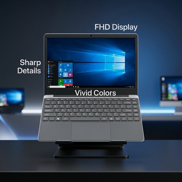 Brand New 15.6 Inch FHD IPS Laptop with Intel N4020 Processor, 8GB RAM 256GB SSD, Windows 11 Notebook for Business & Education