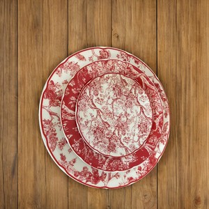 Vente en gros service d'assiettes vintage assiettes en céramique vaisselle en porcelaine osseuse assiettes en porcelaine pour la maison - Product Image 3