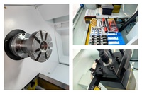 Tour CNC de réparation de jantes en aluminium et fer entièrement automatique HONGXI 7KW TH-SNY9800 de haute qualité pour atelier, garantie 1,5 an