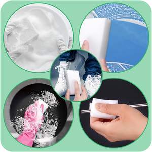 Melamin-Schwamm-Lieferanten Autowäsche Komprimierte Dicke Große Reinigungs-Melamin-Nano-Schaumstoff Magische Harz-Radierer-Schwämme - Product Image 3